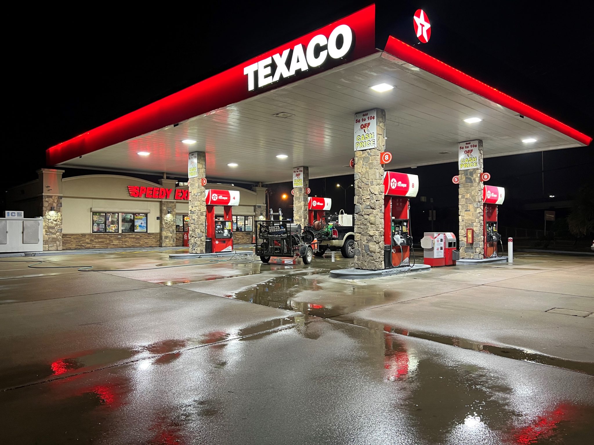 Texaco Gas Station